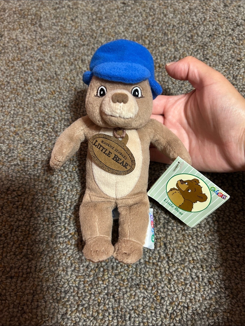Vintage Eden Little Bear Bean Bag Plush NWT